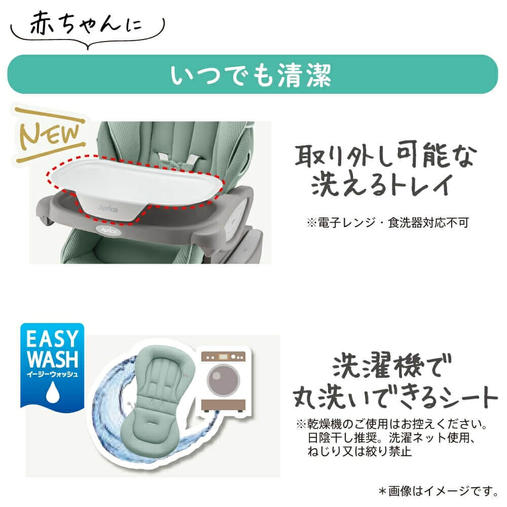 楽天市場】Aprica ユラリズム オート プレミアム AC (ピスタチオ