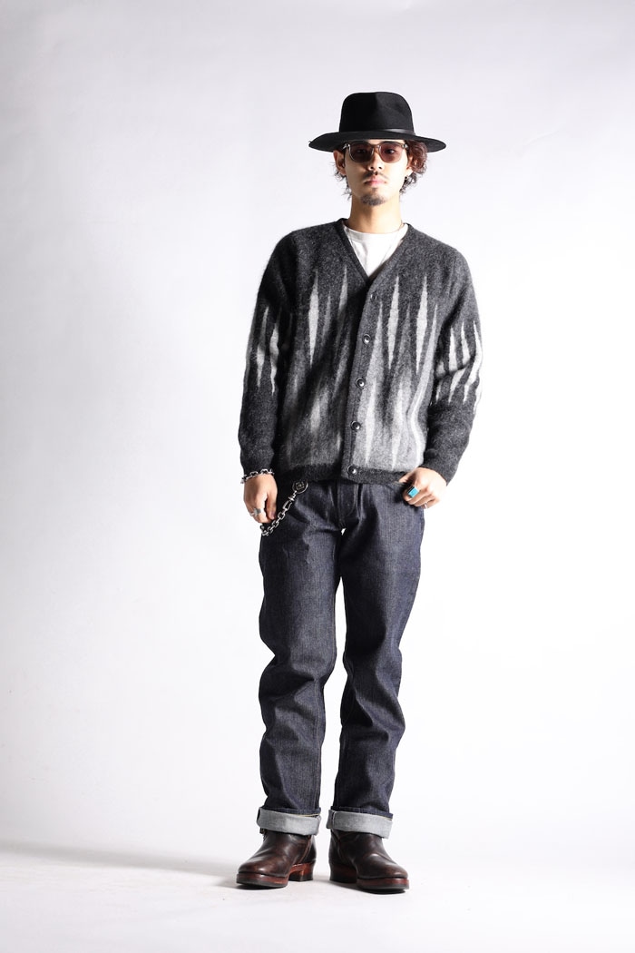 楽天市場】WESTRIDE [-VINTAGE MOHAIR ARGYLE CARDIGAN- BLK size.S,M