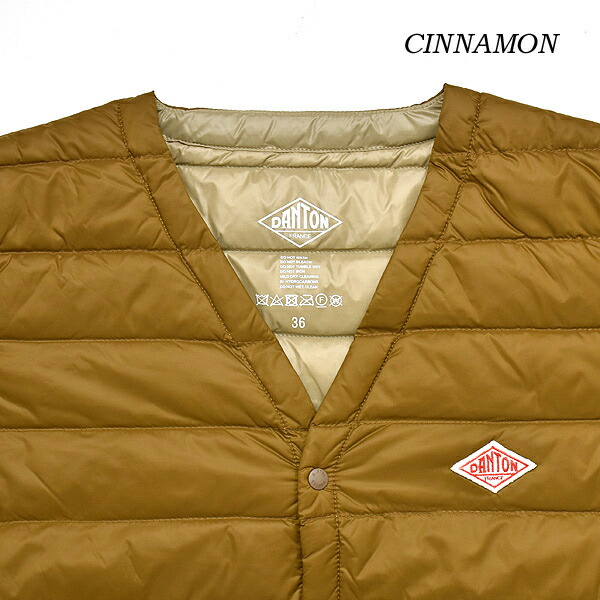 楽天市場】【19AW】DANTON ダントン Vネックロングインナーダウン