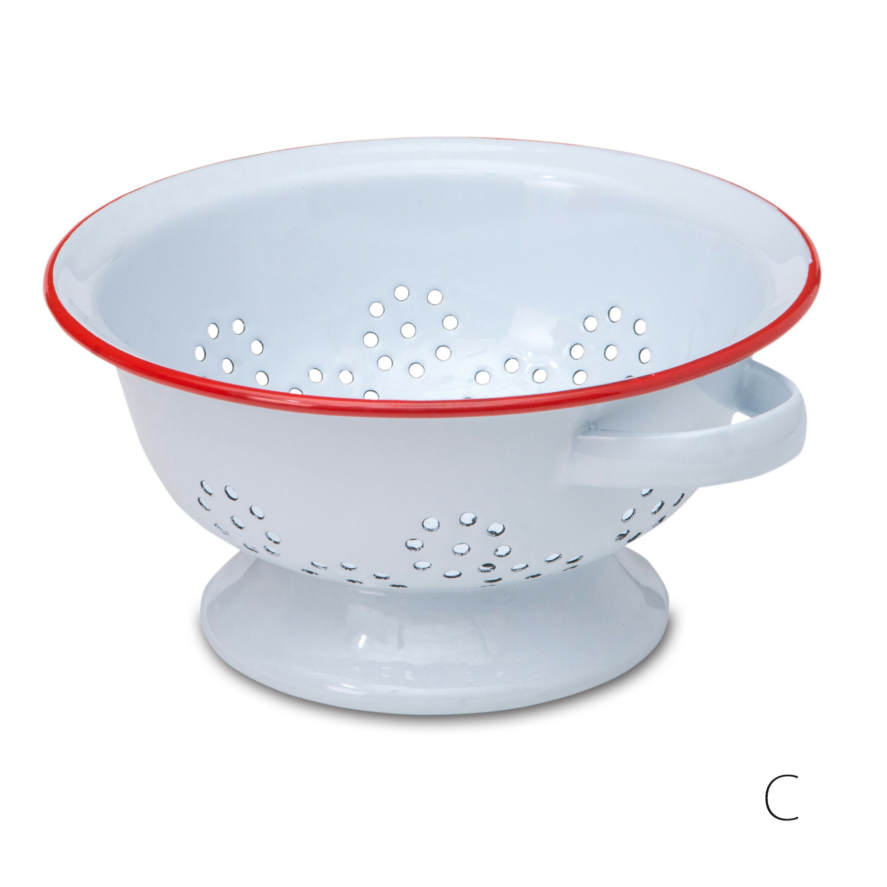 楽天市場】コランダー ホーロー S 23cm ざる ボウル 水切り 食器