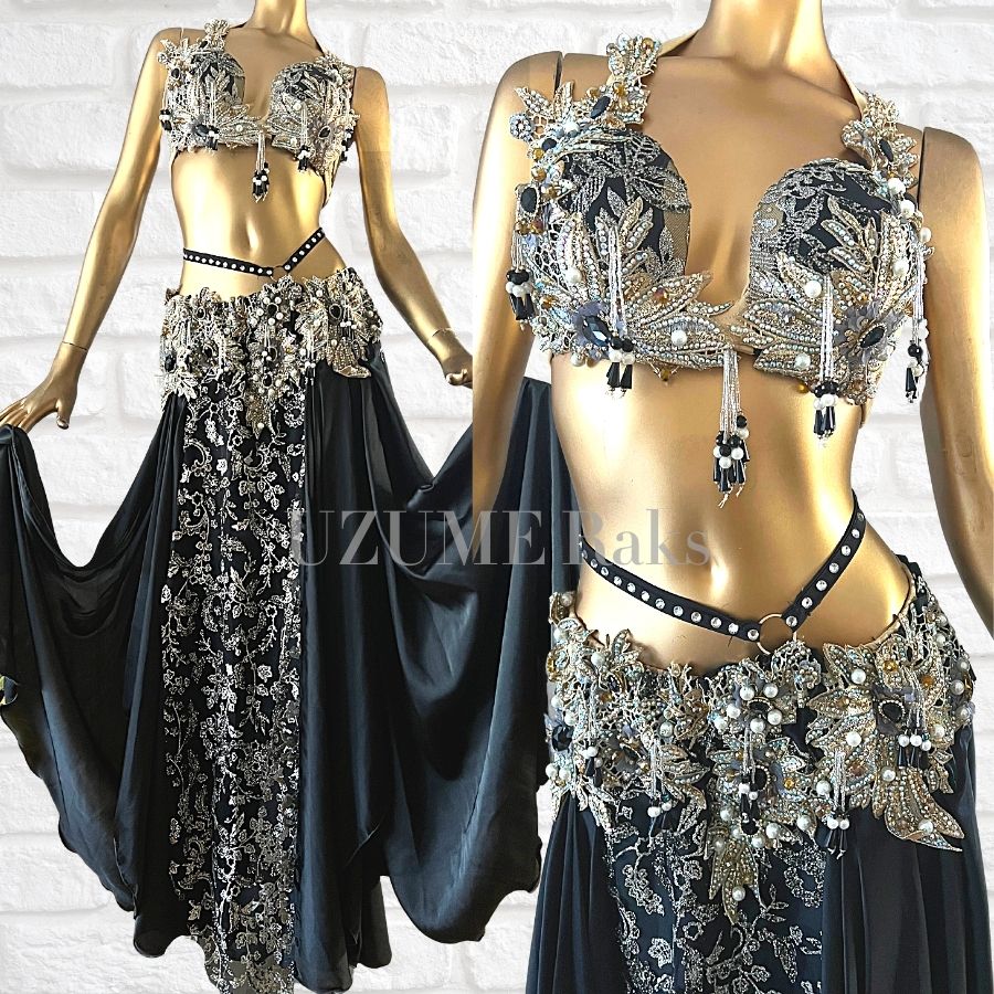 楽天市場】高級 オリエンタル衣装 即納 [デザイナー Amr] ブラック