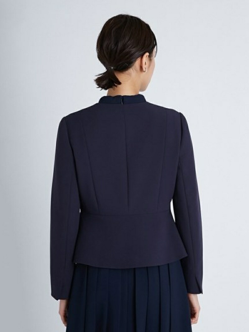 楽天市場】【SALE／50%OFF】ノーカラーペプラムジャケット CELFORD