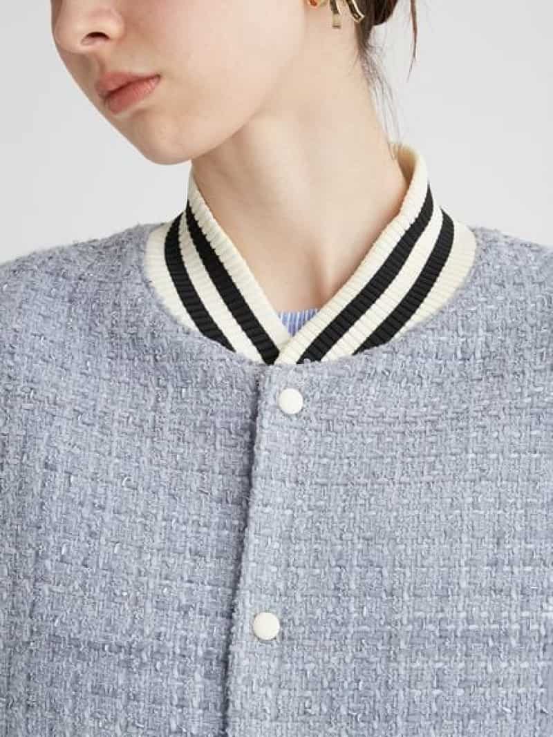 楽天市場】【SALE／20%OFF】バイカラーツイードスタジャン FURFUR