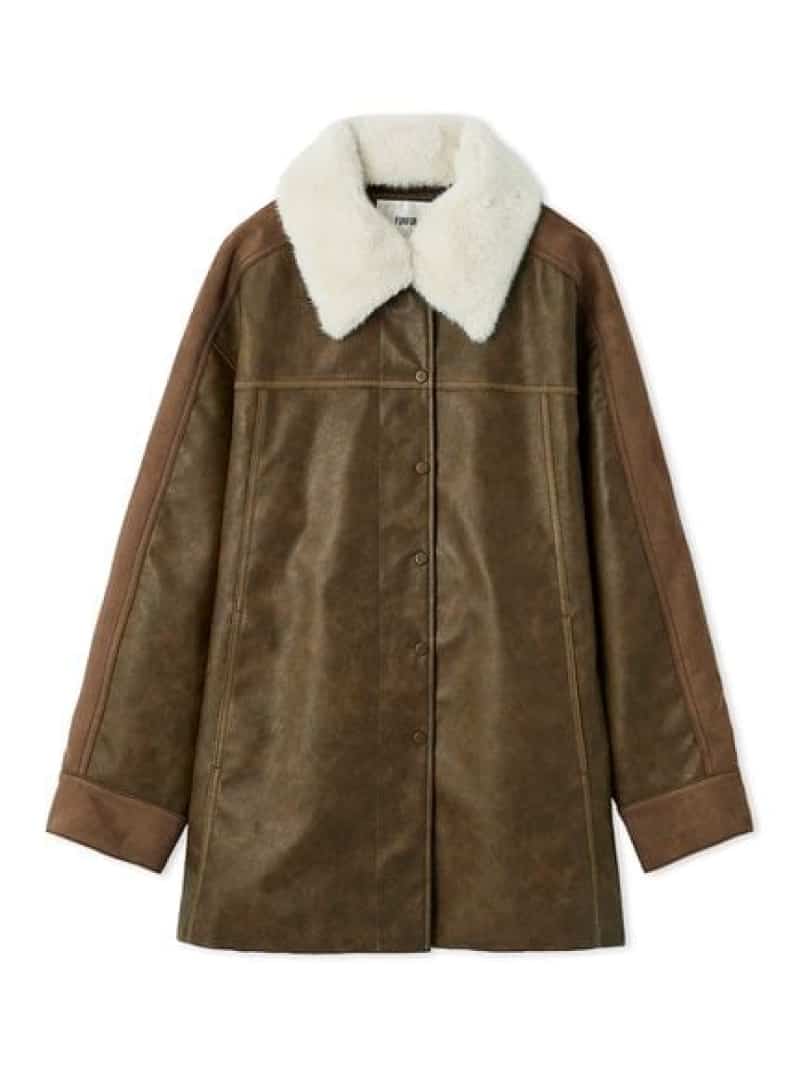 楽天市場】【SALE／30%OFF】2WAYエコファーカラーシャツコート FURFUR