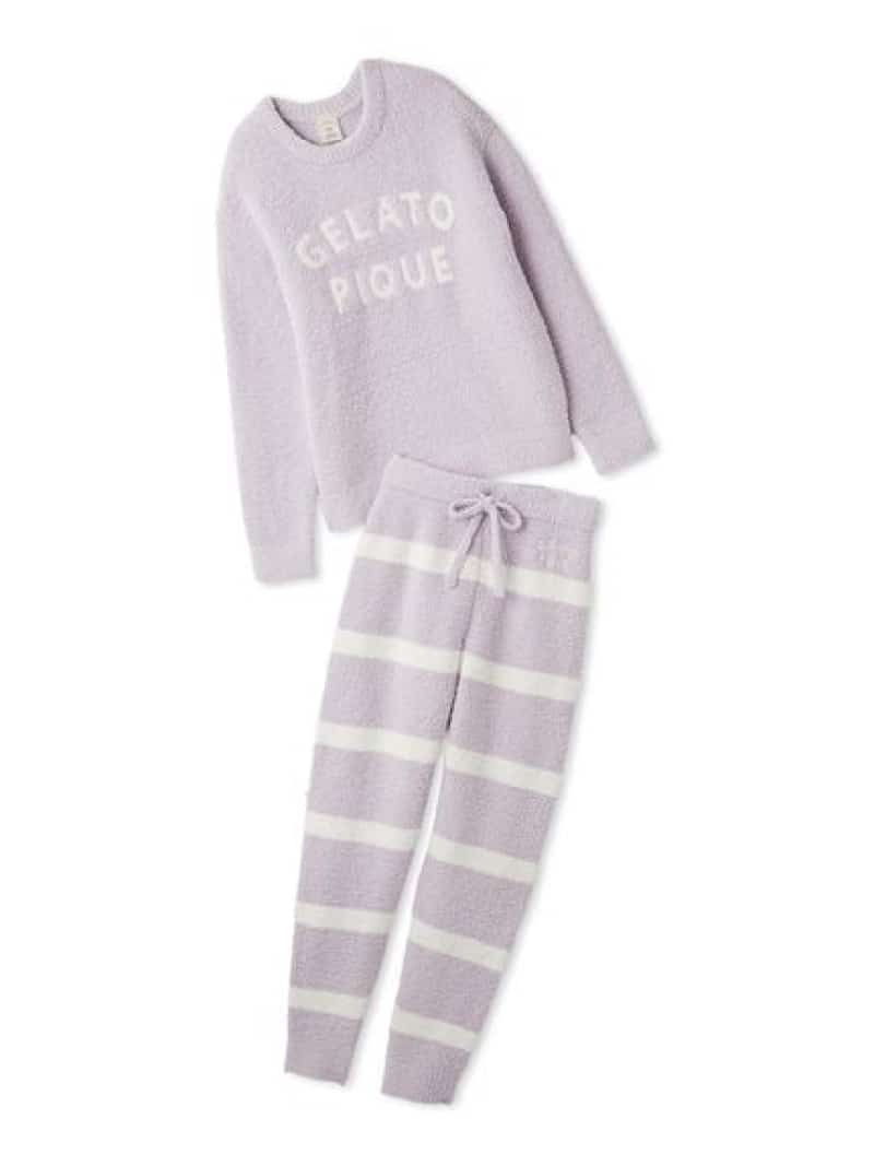 楽天市場】パウダーロゴジャガードプルオーバー&ロングパンツセット