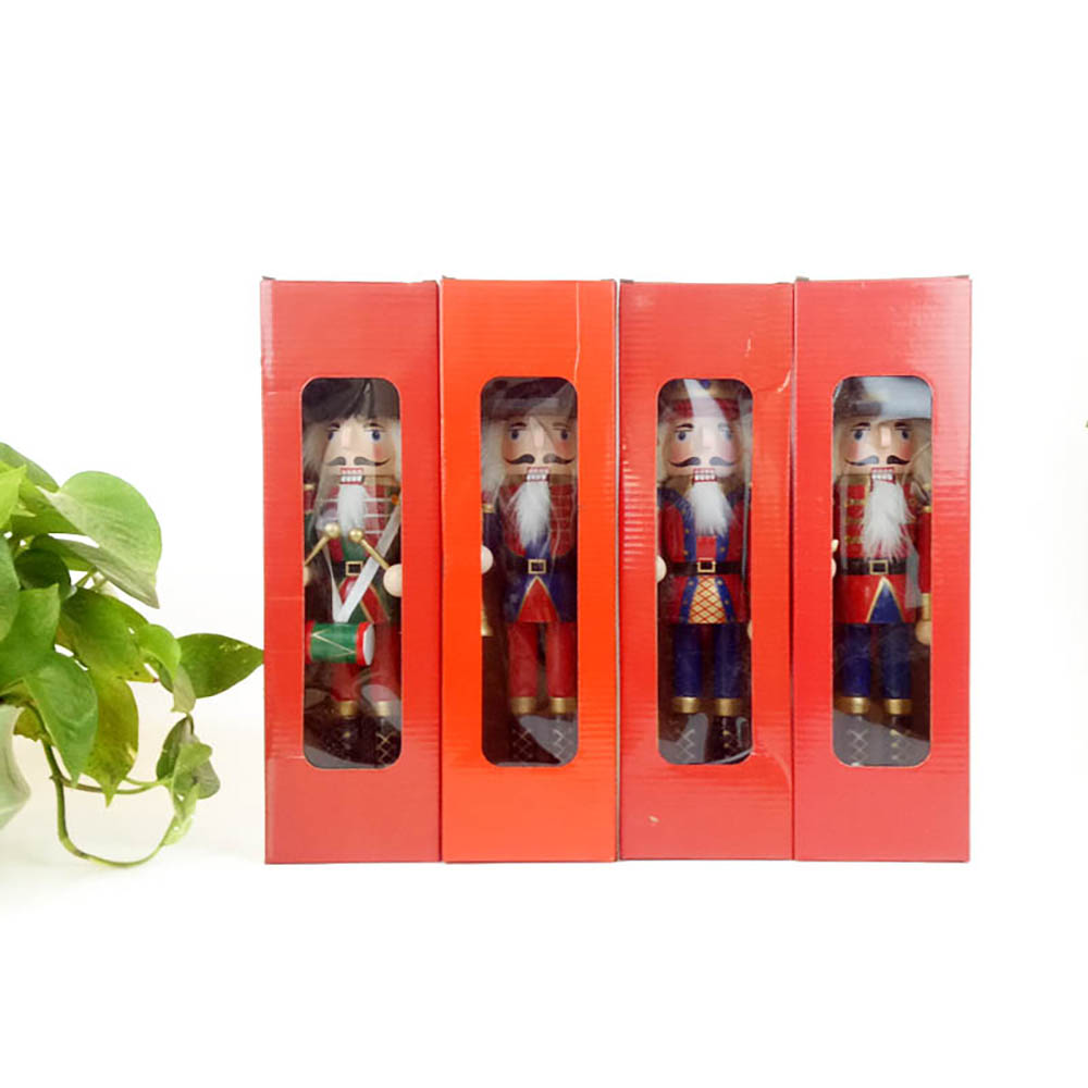 楽天市場】VeroMan 木製 くるみ割り人形 4個入りー 兵士人形 手塗り