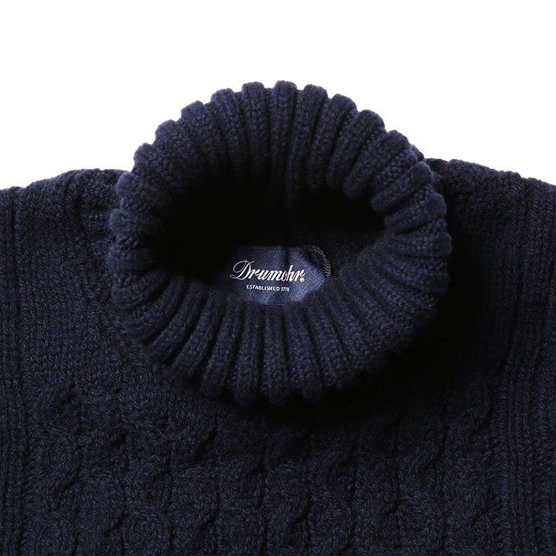 楽天市場】【50%OFF!】ドルモア ニット ケーブル編み タートルネック