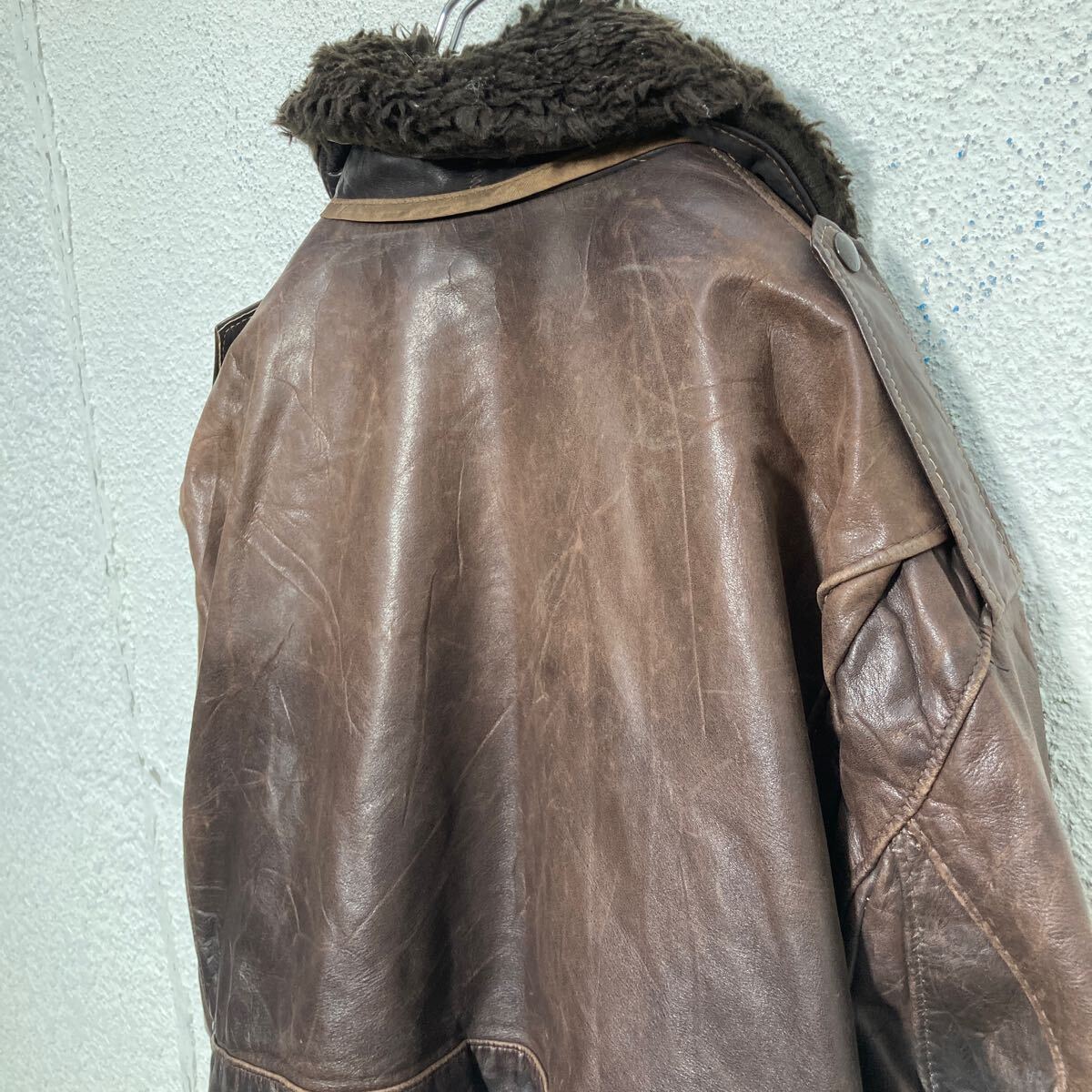 楽天市場】【中古】【古着】 Schott レザー フライト ジャケット XL