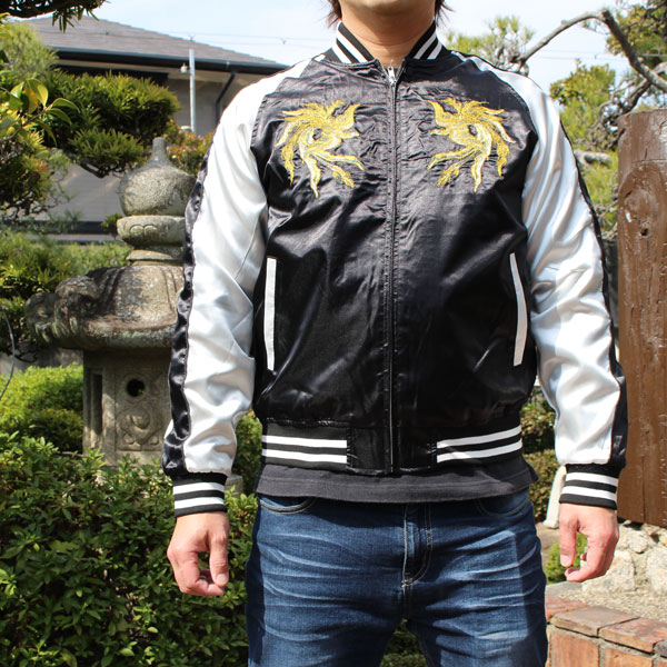 楽天市場】スカジャン【YHSKJ23301-5】スカジャン メンズ 和柄刺繍