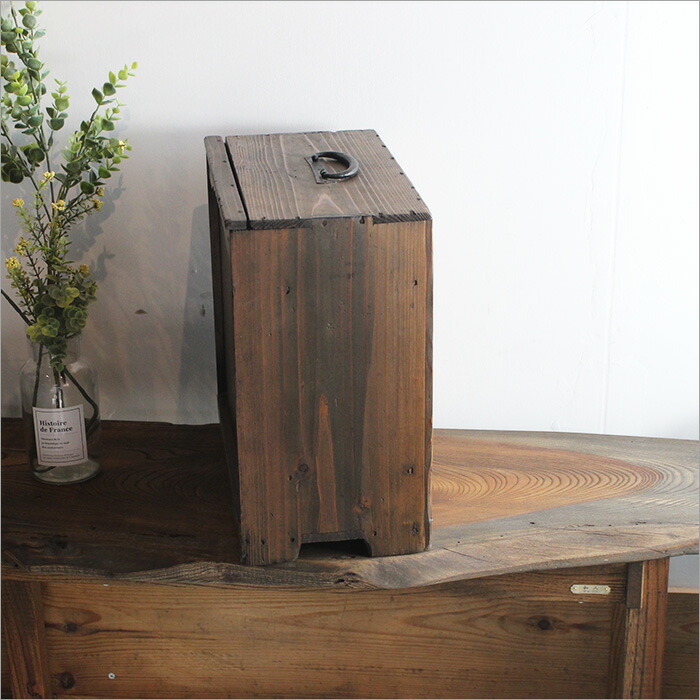 楽天市場】古い岡持ちのリメイク品 小引き出し アンティーク おかもち