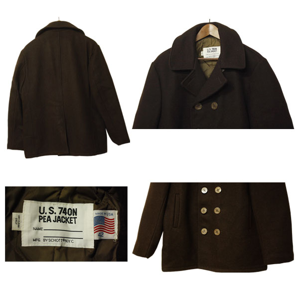 楽天市場】B品訳あり schott （ショット） Pコート メンズ ウール