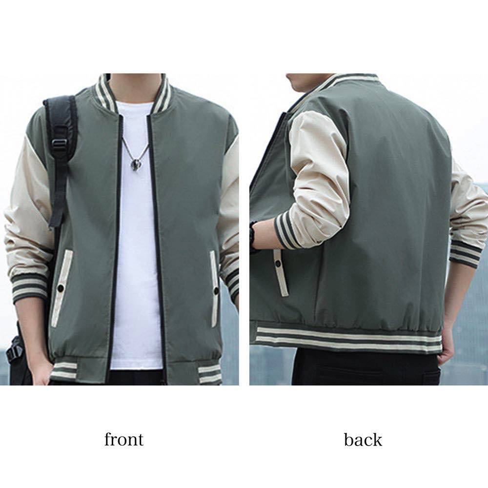 楽天市場】スタジャン メンズ 袖切り替えMA-1ジャケット ワーク レザー