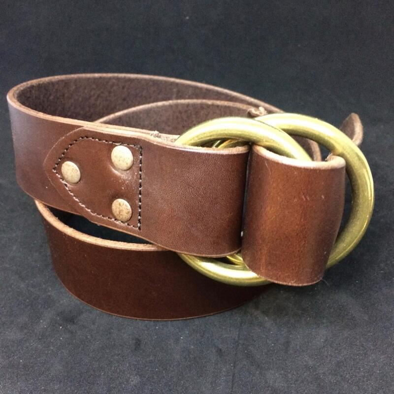楽天市場】【Wリングベルト】 栃木レザーベルト 40ミリ幅 ダブルリング