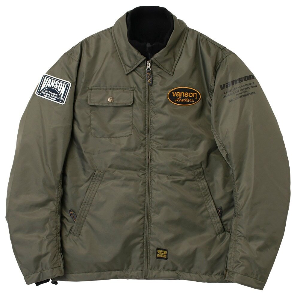 楽天市場】バンソン ジャケット（カラーカーキグリーン）の通販