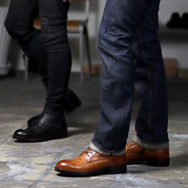 楽天市場】レースアップブーツ 日本製 本革 ブラック キャメル