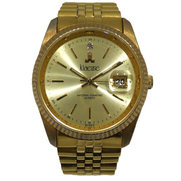 楽天市場】クロイゼ SK-249-D クォーツ ゴールド 時計 腕時計 メンズ