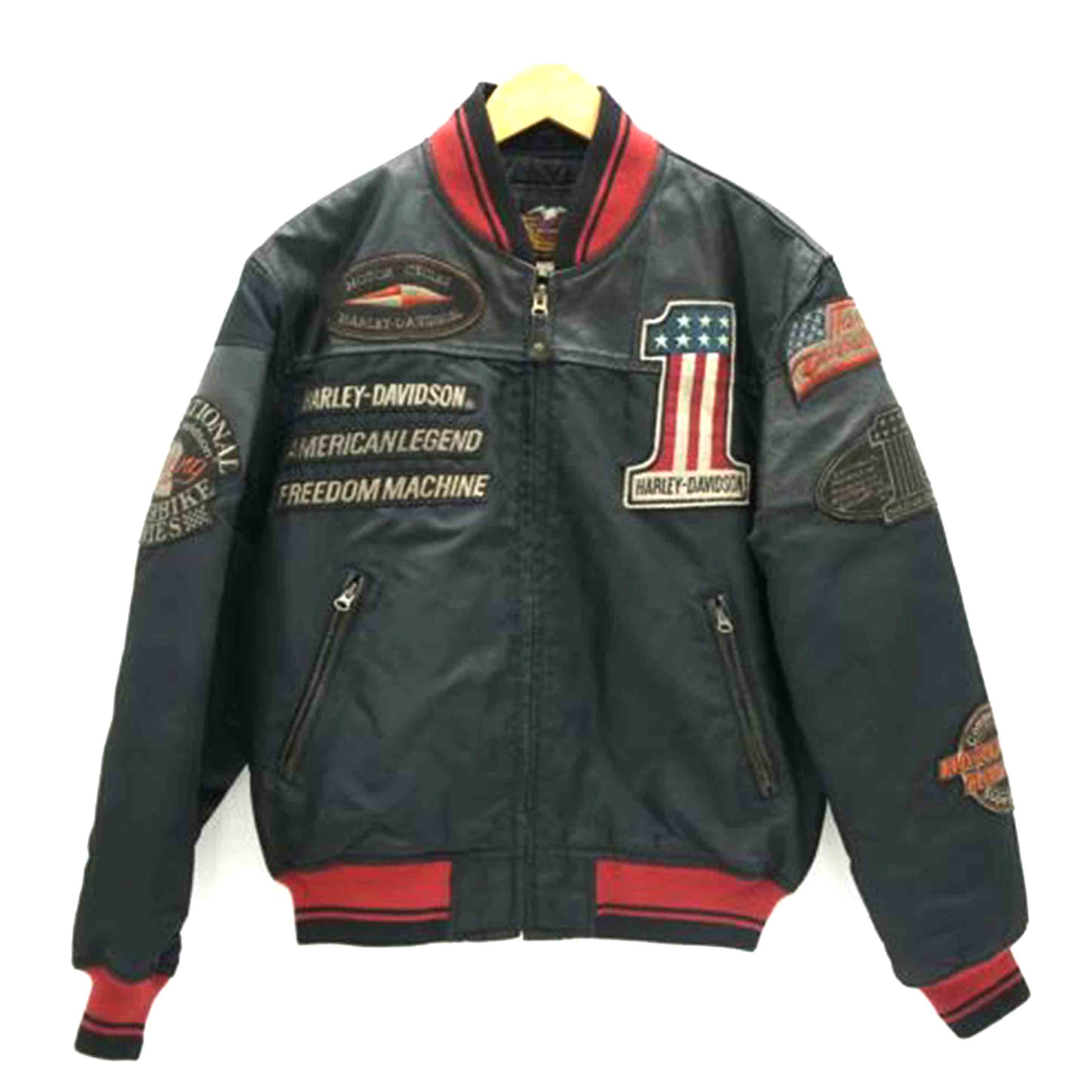 楽天市場】HARLEY DAVIDSON ハーレーダビッドソン/90's レザー 切替