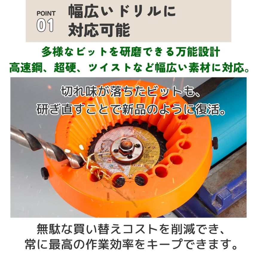 楽天市場】ドリル研磨機 ドリルシャープナー 研削工具 ドリル刃研ぎ