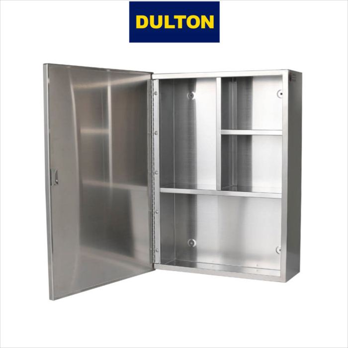 楽天市場】ダルトン ステンレス スチール キャビネット ミラー付き収納