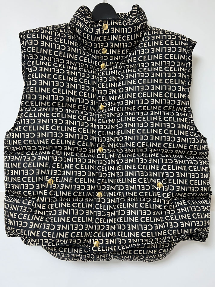 楽天市場】CELINE セリーヌ レディース ダウンベスト ノースリーブ