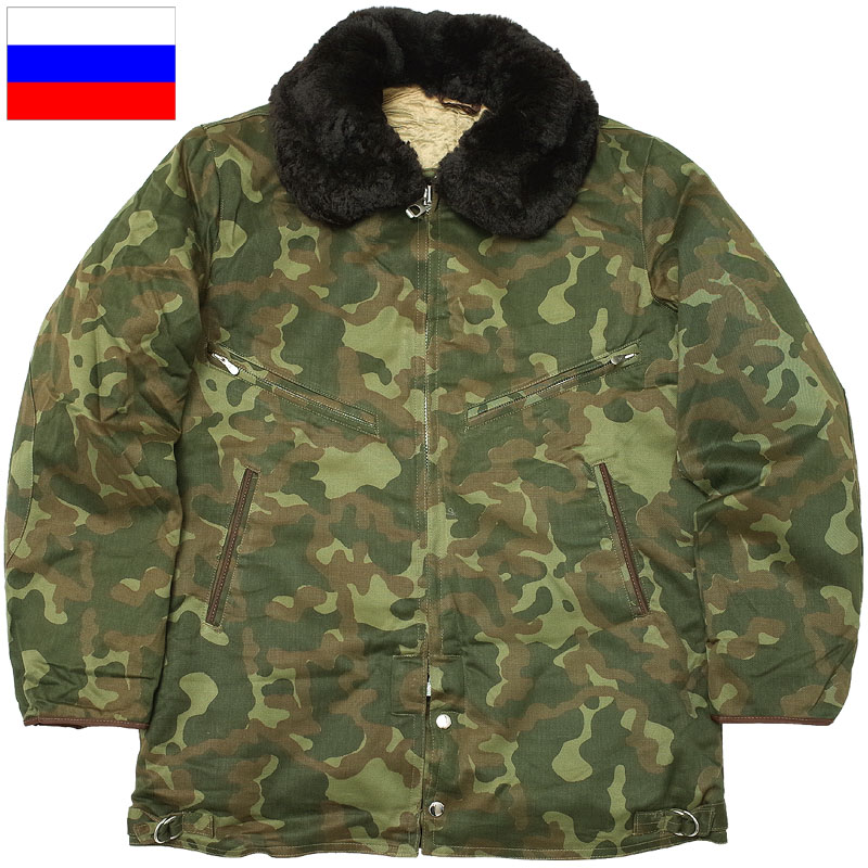 楽天市場】ソビエト軍 ウィンター パイロットジャケット ブタンカモ