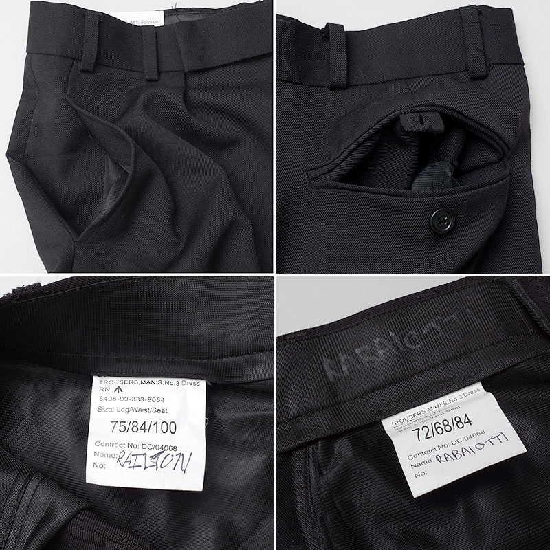 楽天市場】イギリス軍 ROYAL NAVY No.3 ドレスパンツ ブラック USED