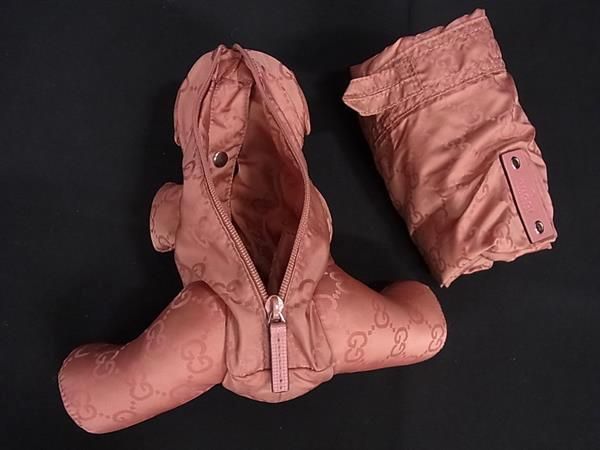 楽天市場】□極美品□ GUCCI グッチ 223669 GG柄 ナイロン ベア くま
