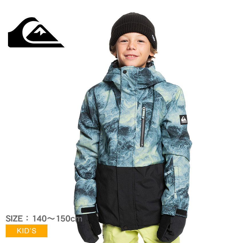 楽天市場】クイックシルバー スノーボード ジャケット キッズ ブルー