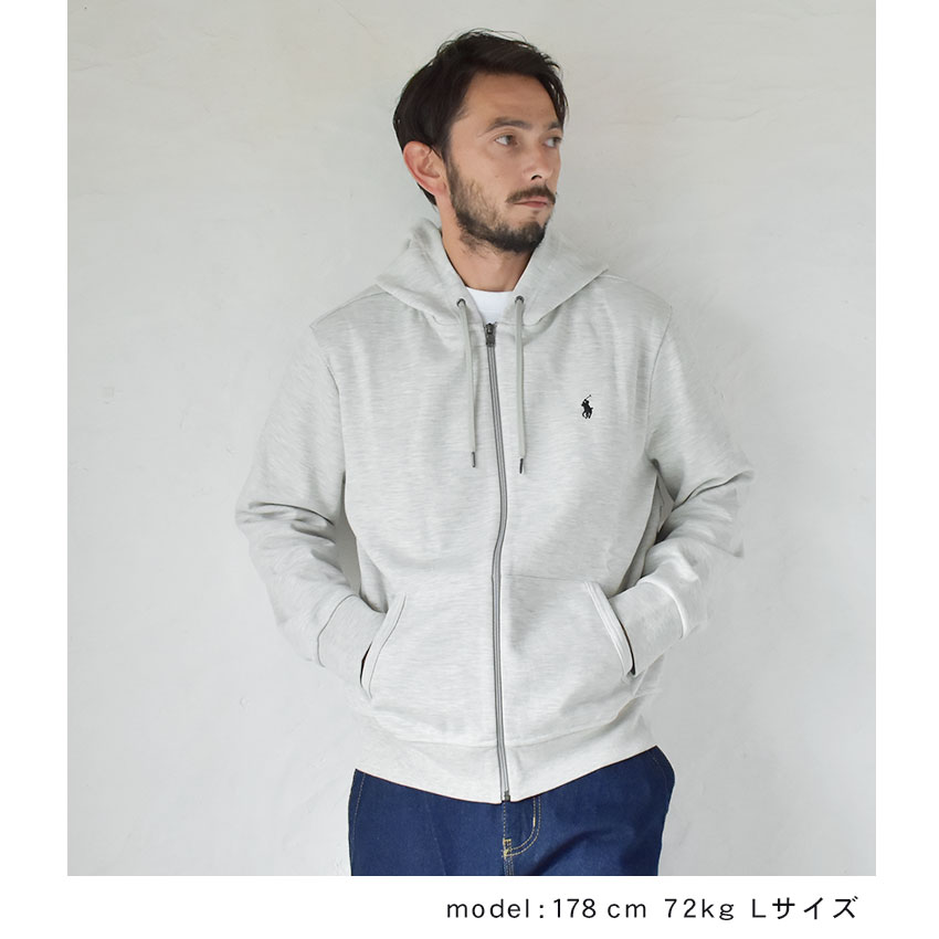 楽天市場】ポロ ラルフローレン パーカー メンズ ダブルニット