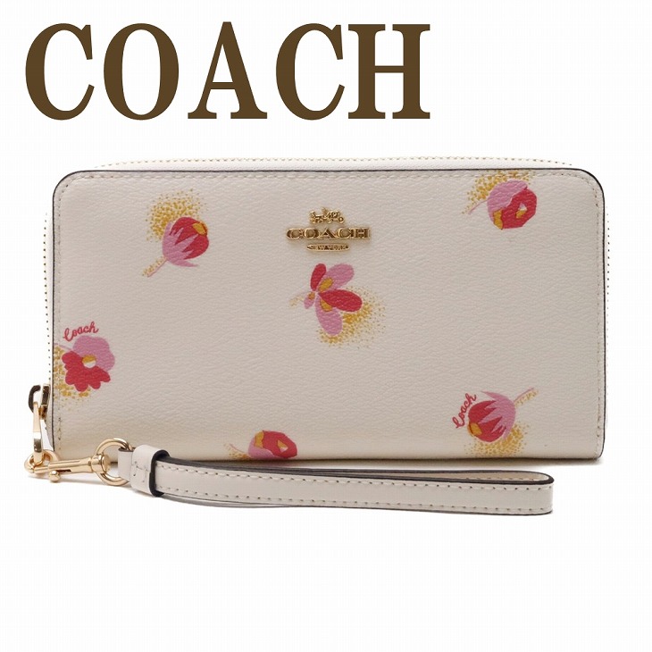 楽天市場】コーチ COACH 財布 レディース 長財布 花 ストラップ
