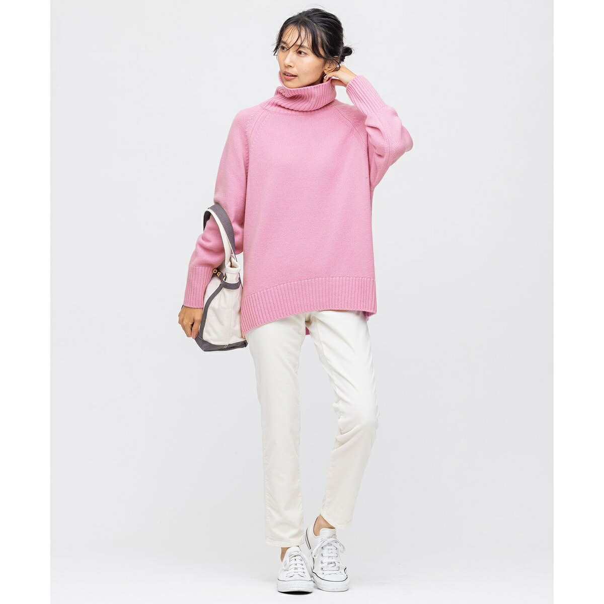 楽天市場】ウールカシミヤブレンドバルキー タートルネック ニット／23