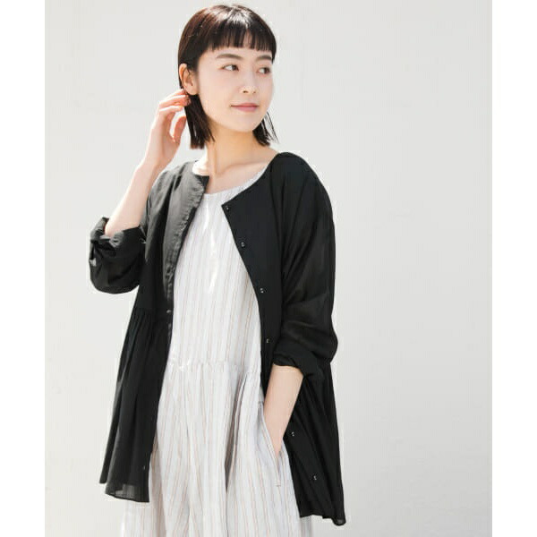 楽天市場】ボイルギャザー2WAYブラウス／かぐれ（kagure） : 丸井