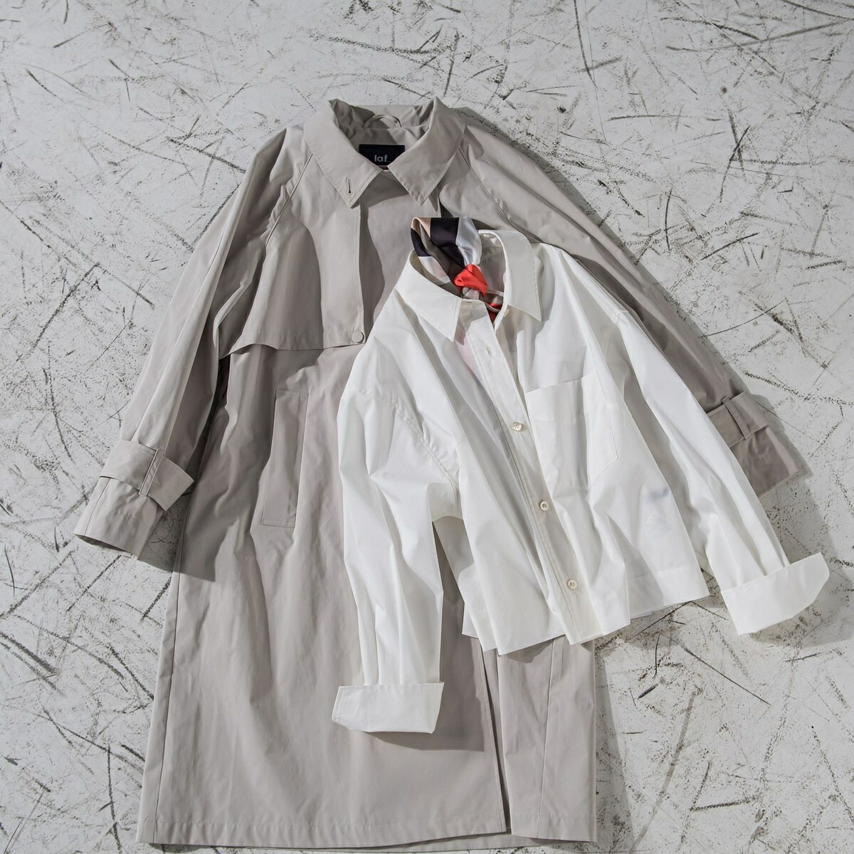 楽天市場】トレンチ風デザインリサイクルアーティローザコート≪洗濯機