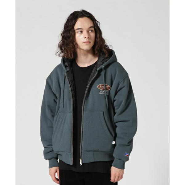 楽天市場】《RUSSELL ATHLETIC × AVIREX》ZIP UP PARKA ／ ジップ