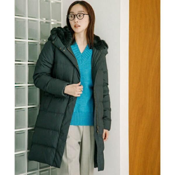 楽天市場】ラビットフードストレッチロングダウン／アーバンリサーチ