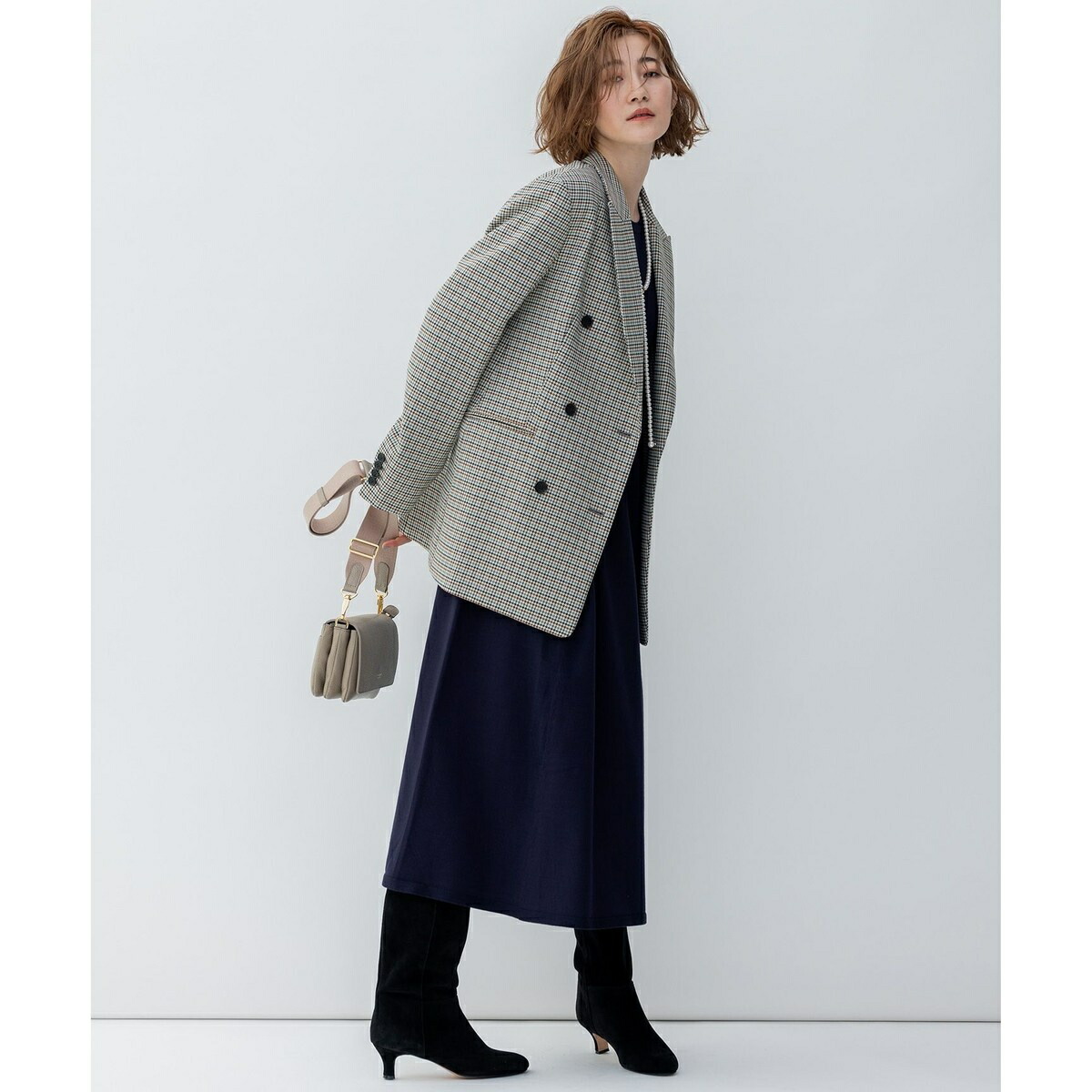 楽天市場】ガンクラブチェックストレッチ ジャケット／23区（23KU