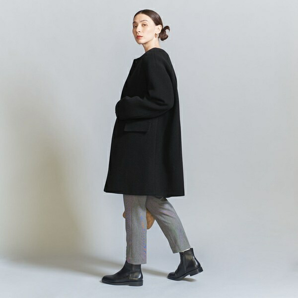 楽天市場】MANTECO ミドル ノーカラーコート／ビューティー＆ユース