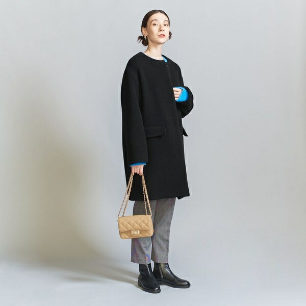 楽天市場】MANTECO ミドル ノーカラーコート／ビューティー＆ユース