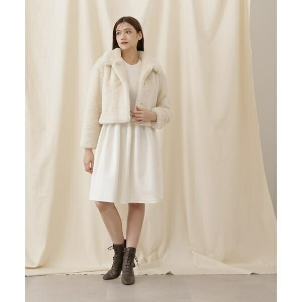 楽天市場】フェイクファー＆ボアコート／ジル バイ ジル スチュアート