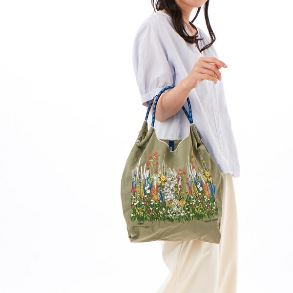 楽天市場】SUPER HAKKA×Ball＆Chain うさぎの隠れ家刺繍トートバッグ(M