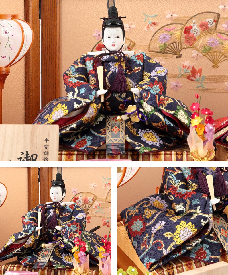 楽天市場】【先着1名様限定】雛人形 収納飾り 御雛 平安調飾り h243-mi