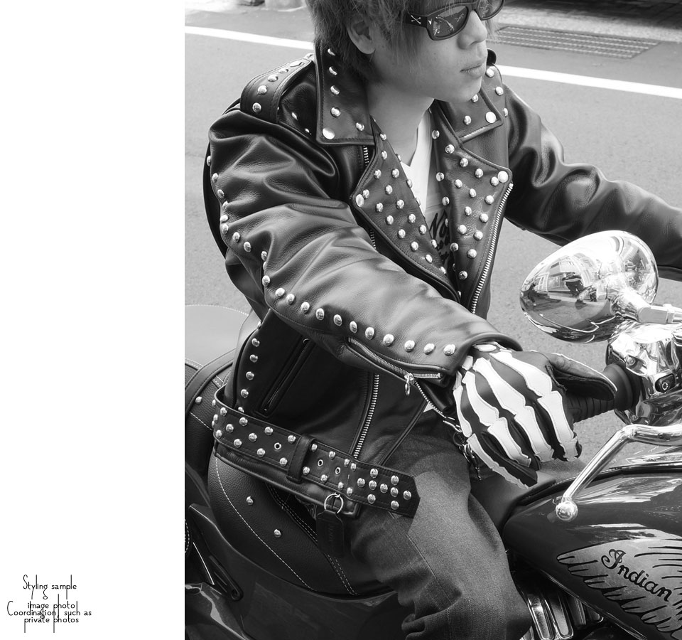 楽天市場】バンソン スタッズ レザー ダブルライダースジャケット