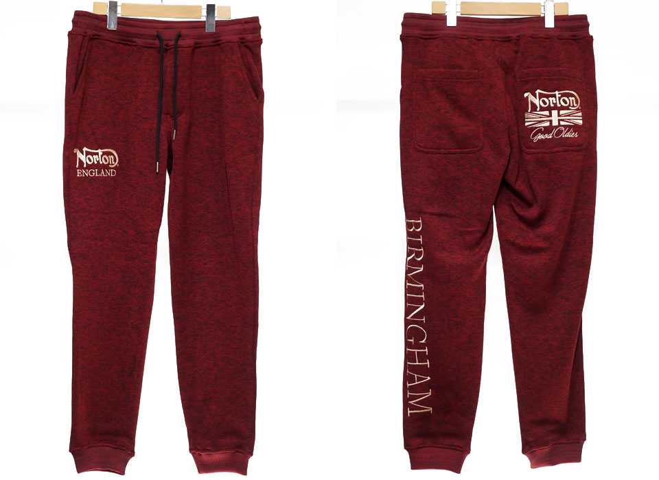 楽天市場】アウトレット!!ノートン ロゴ刺繍 ポリ杢 イージーパンツ