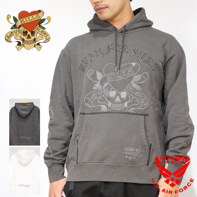 楽天市場】アウトレット!!エド・ハーディー スタッズ使い ハートスカル