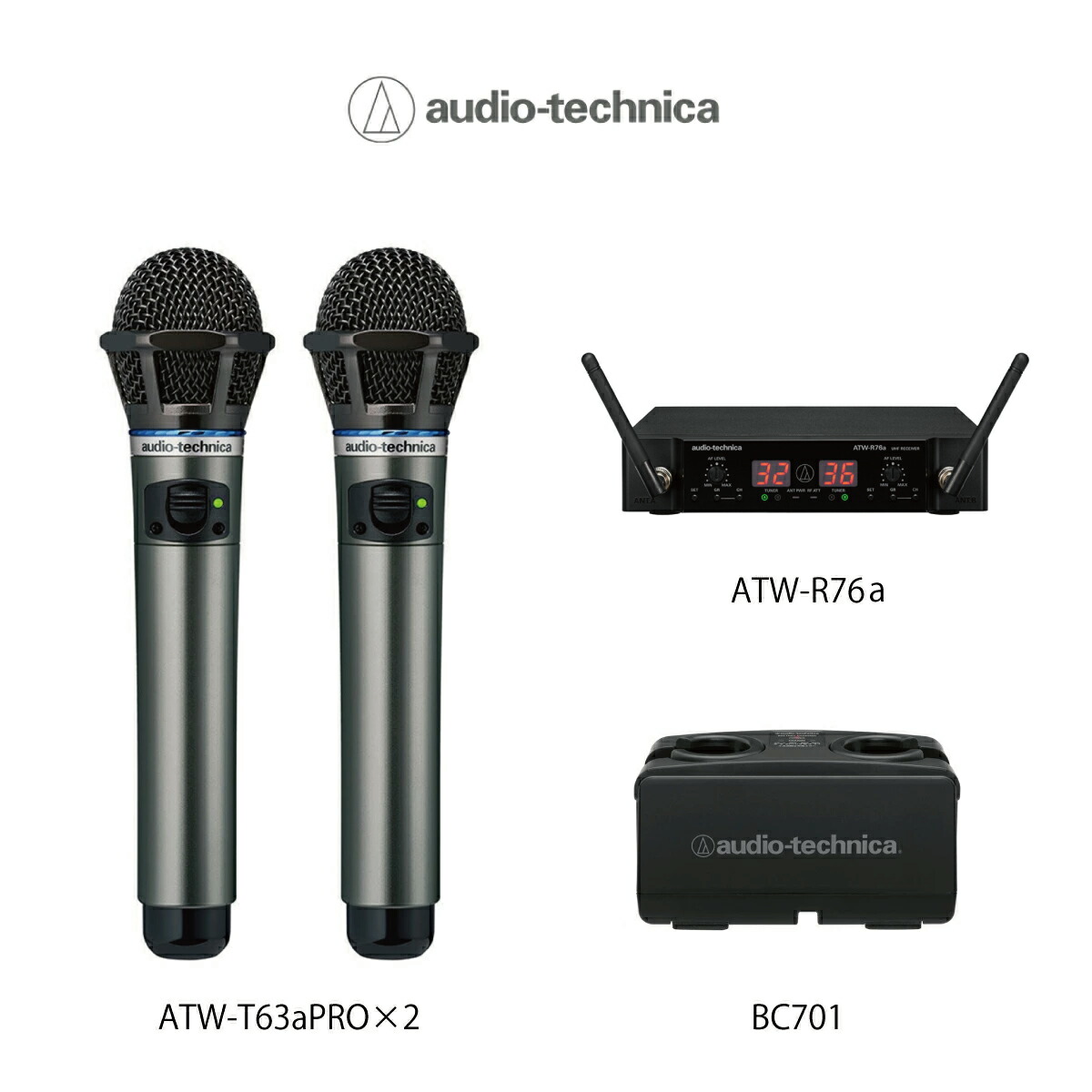 audio technica ワイヤレスマイク&レシーバー 【公式通販】