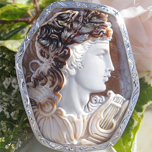 楽天市場】Giuseppe Tesoriere作シェルカメオSILVER ペンダント