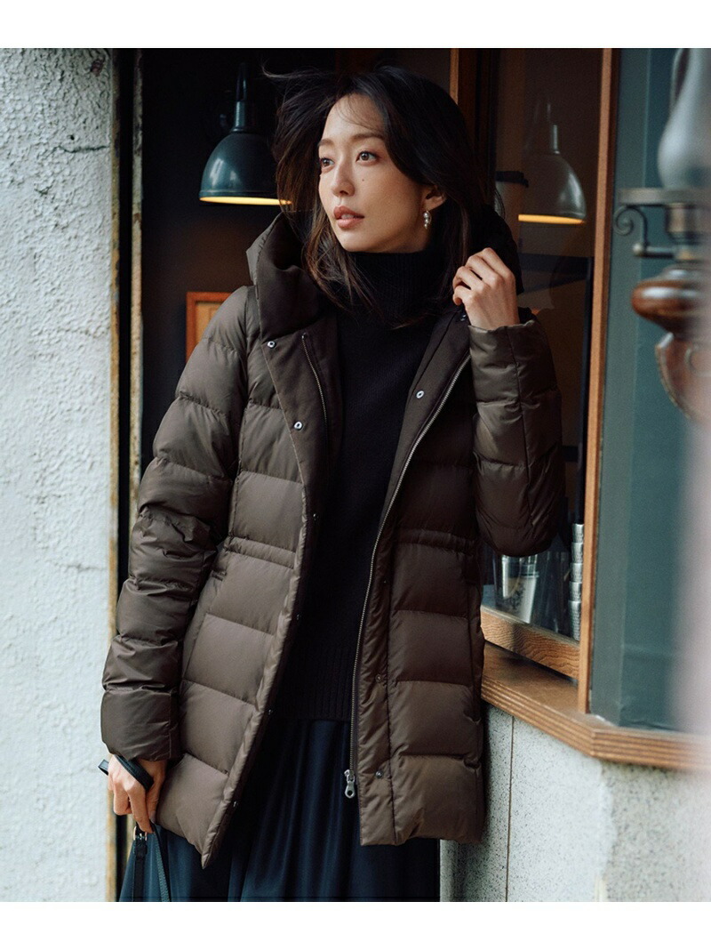 楽天市場】【洗える】シレータフタ ショート ダウンコート 23区 L