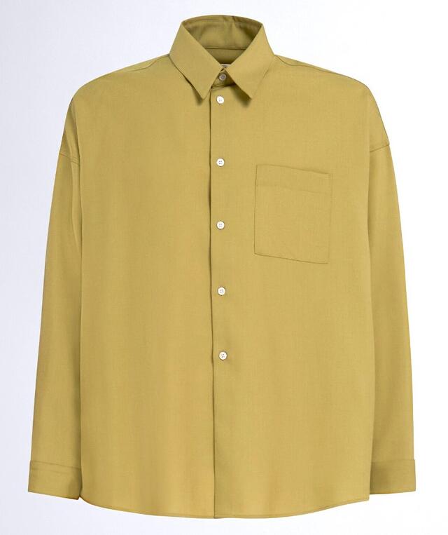 楽天市場】MARNI（マルニ）【GREEN TROPICAL WOOL LONG-SLEEVED SHIRT