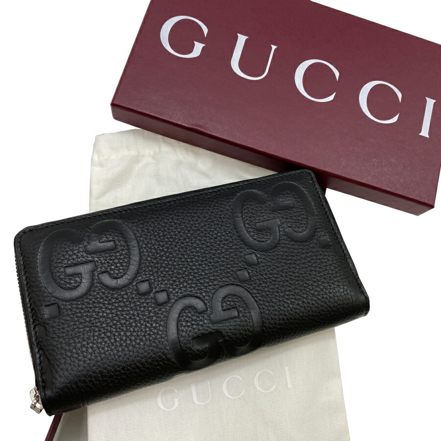 楽天市場】【新品】グッチ GUCCI 長財布 ラウンドファスナー ジャンボ