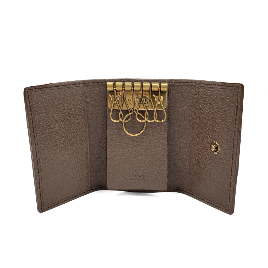 楽天市場】グッチ GUCCI キーケース 6連 キーホルダー ダブルG GG